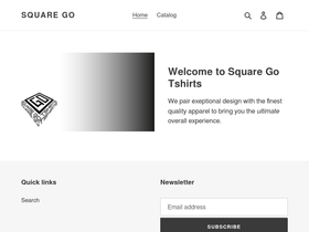 squaregotshirts.com homepage screenshot