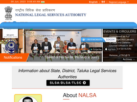 'nalsa.gov.in' screenshot