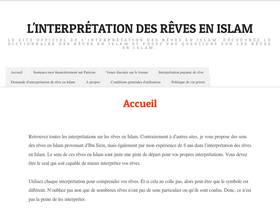 'interpretation-reve-islam.com' screenshot