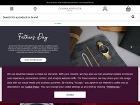 'chisholmhunter.co.uk' screenshot