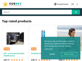 'cusrev.com' screenshot