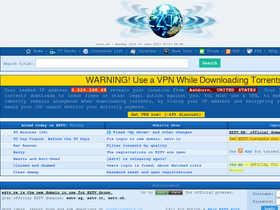 'eztv.wf' screenshot