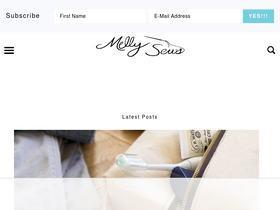 'mellysews.com' screenshot