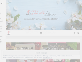 'delicateseliterare.ro' screenshot