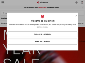 'lululemon.com.au' screenshot