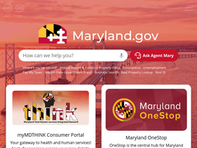 'maryland.gov' screenshot