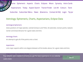 'serennu.com' screenshot