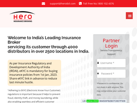 'heroibil.com' screenshot