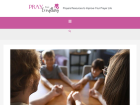 'prayforeverything.com' screenshot