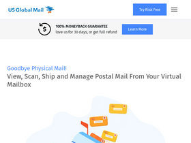 'usglobalmail.com' screenshot