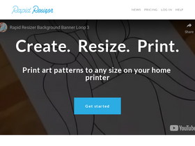 'rapidresizer.com' screenshot
