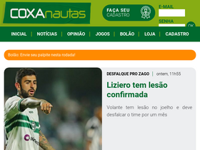 'coxanautas.com.br' screenshot