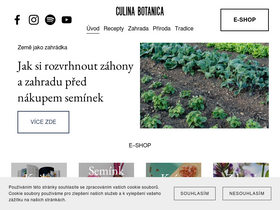 'culinabotanica.cz' screenshot