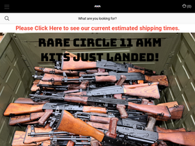 'armsofamerica.com' screenshot