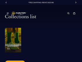 montonsg.com homepage screenshot