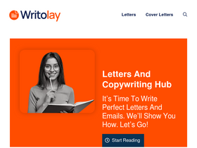 'writolay.com' screenshot