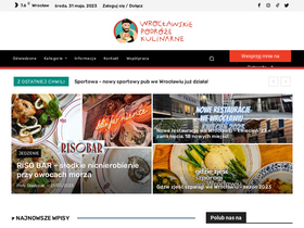 'wroclawskiejedzenie.pl' screenshot