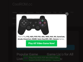 'coolrom.cc' screenshot