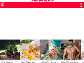 'physiquedereve.fr' screenshot