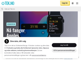'tek.no' screenshot