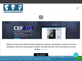 'radiomemory.com.br' screenshot