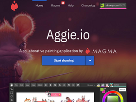 'aggie.io' screenshot