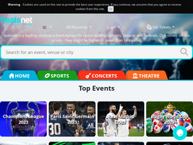 'seatsnet.com' screenshot