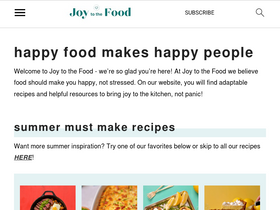 'joytothefood.com' screenshot