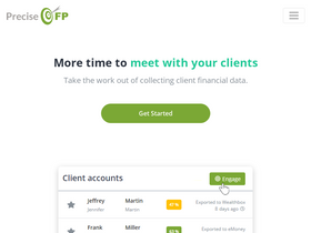 'precisefp.com' screenshot