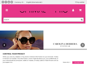 'optimaloptic.com' screenshot