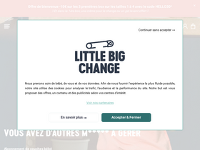 'little-big-change.com' screenshot