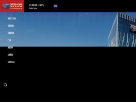 'gudanggaramtbk.com' screenshot