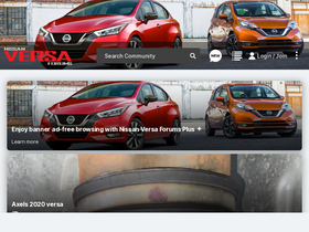 'nissanversaforums.com' screenshot