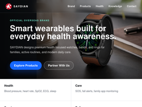 saydian.com homepage screenshot