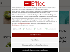 'effilee.de' screenshot