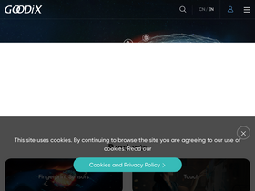 'goodix.com' screenshot