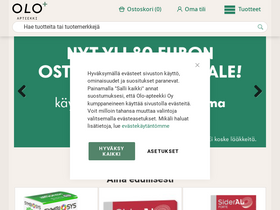 'oloapteekki.fi' screenshot