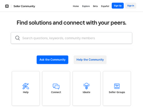 'sellercommunity.com' screenshot