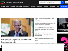 'marketscreener.com' screenshot