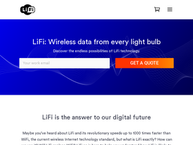 'lifi.co' screenshot