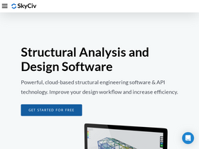 'skyciv.com' screenshot