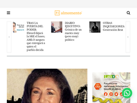 'almomento.mx' screenshot