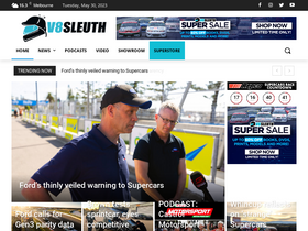 'v8sleuth.com.au' screenshot