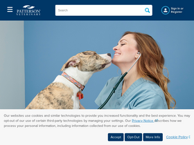 'pattersonvet.com' screenshot