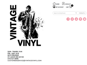 'vintagevinyl.com' screenshot