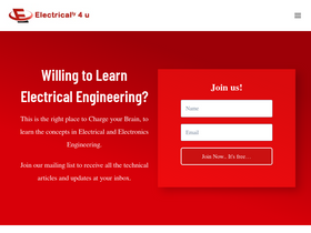 'electrically4u.com' screenshot