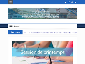 'fsjesm.ma' screenshot