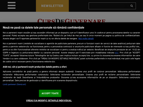 'cursdeguvernare.ro' screenshot