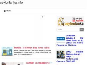 'ceylonlanka.info' screenshot