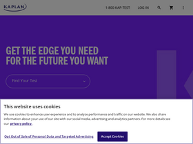 'kaptest.com' screenshot